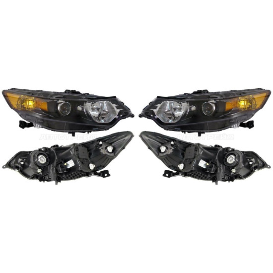 Фары Хонда Аккорд Honda Accord 8 (2008-2011) комплект 2 штуки левая и правая TYC высокое качество