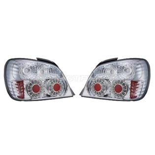 Фонарь задний SUBARU IMPREZA  00-02 4D хром  диодный тюнинг комплект R+L SONAR
