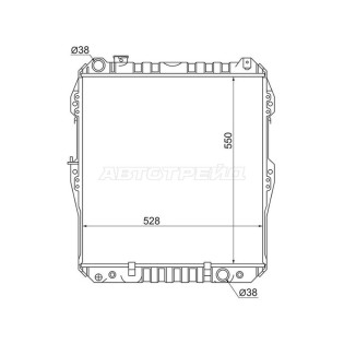 Радиатор Toyota 4Runner 89-95 / Hilux Surf 89-95 SAT