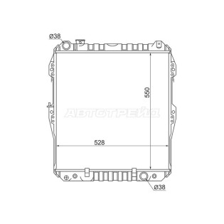 Радиатор Toyota 4Runner 89-95 / Hilux Surf 89-95 SAT