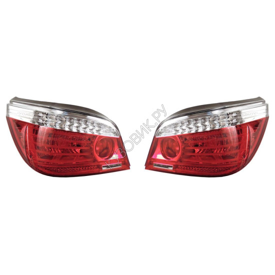 Фонари задние Бмв 5 Серии BMW 5-series E60 (2007-) комплект 2 штуки левый и правый DEPO высокое качество