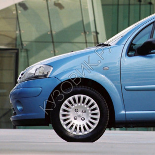 Крыло переднее левое в цвет кузова Citroen C3 1 (2002-2009)