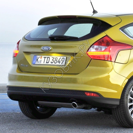Бампер задний в цвет кузова Ford Focus 3 (2011-2015) хэтчбек Бампер задний в цвет кузова Ford Focus 3 (2011-2015) хэтчбек