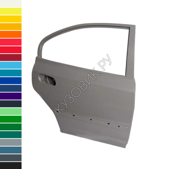 Дверь задняя правая в цвет кузова Kia Cerato 1 (2004-2008)