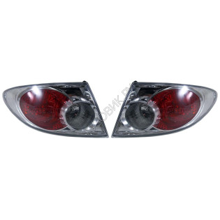 Фонари задние Мазда Мазда 6 Mazda Mazda-6 GG (2002-2007) комплект 2 штуки левый и правый DEPO высокое качество