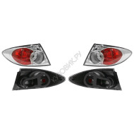 Фонари задние Мазда Мазда 6 Mazda Mazda-6 GG (2002-2007) комплект 2 штуки левый и правый TYC высокое качество