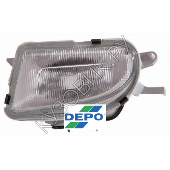 Противотуманная фара левая Mercedes W210 (1999-2002) DEPO