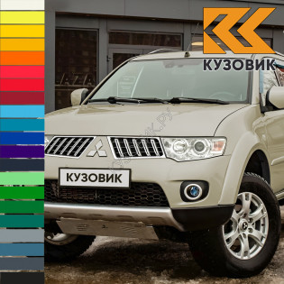 Бампер передний в цвет кузова Mitsubishi Pajero Sport 2 (2008-2013)
