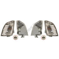 Поворотники Ниссан Х Трейл Nissan X-Trail T30 (2001-2006) комплект 2 штуки левый и правый DEPO высокое качество