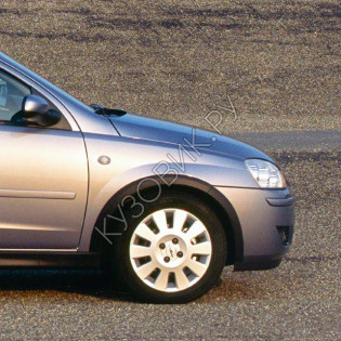 Крыло переднее правое в цвет кузова Opel Corsa C (2000-2006)