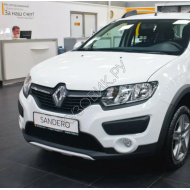 Бампер передний в цвет кузова Renault Sandero Stepway 2 (2014-2018) 369 - BLANC GLACIER - Белый
