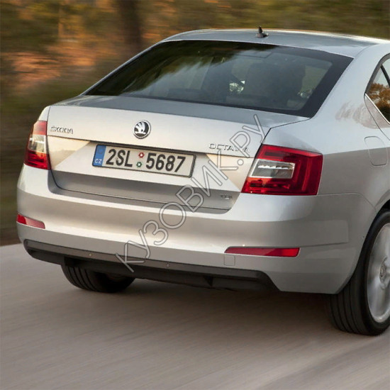 Бампер задний в цвет кузова Skoda Octavia A7 (2013-2017) дорестайлинг Бампер задний в цвет кузова Skoda Octavia A7 (2013-2017) дорестайлинг