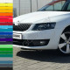 Бампер передний в цвет кузова Skoda Octavia A7 (2013-2017) Бампер передний в цвет кузова Skoda Octavia A7 (2013-2017)