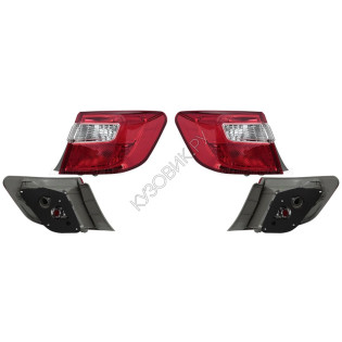 Фонари задние Тойота Камри Toyota Camry V50 (2011-) комплект 2 штуки левый и правый SAT высокое качество