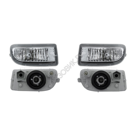 Фары противотуманные Тойота Лэнд Крузер Toyota LandCruiser 100 (1998-2007) комплект 2 штуки левая и правая SAT высокое качество